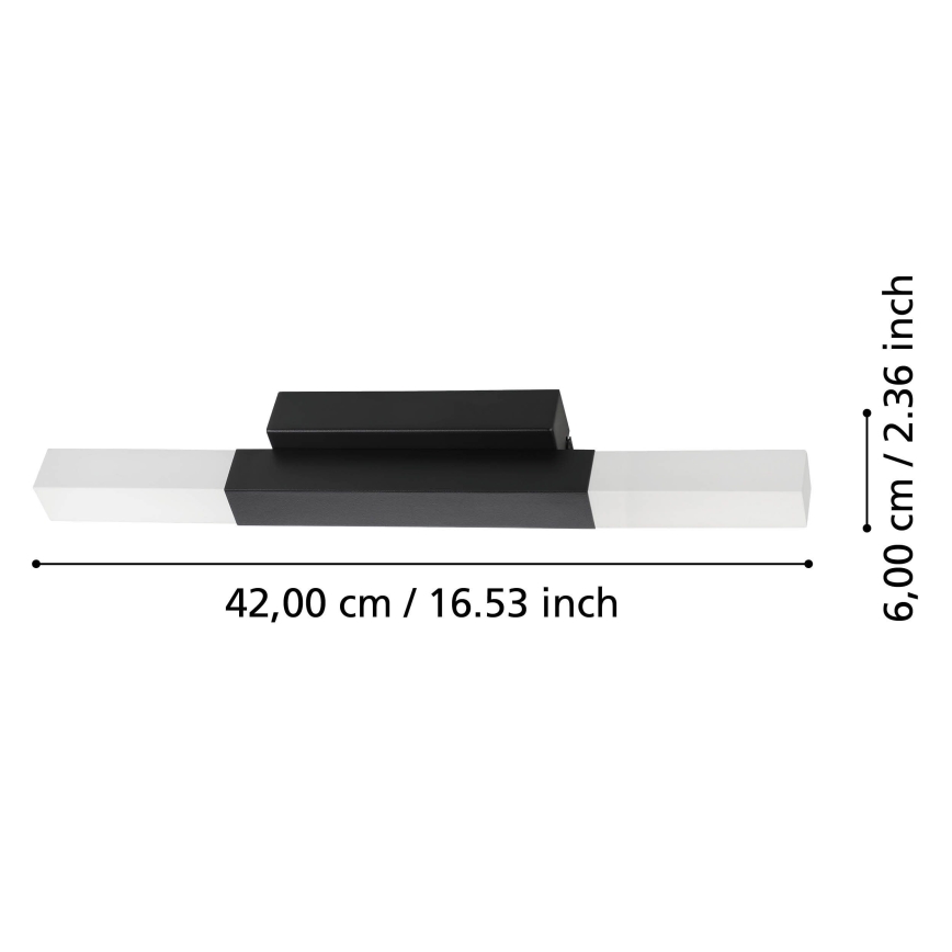 Eglo - LED Bathroom wall light 2xLED/5,5W/230V IP44
