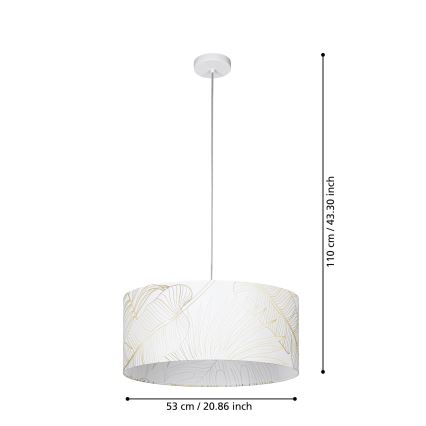 Eglo - Chandelier on a string 1xE27/40W/230V