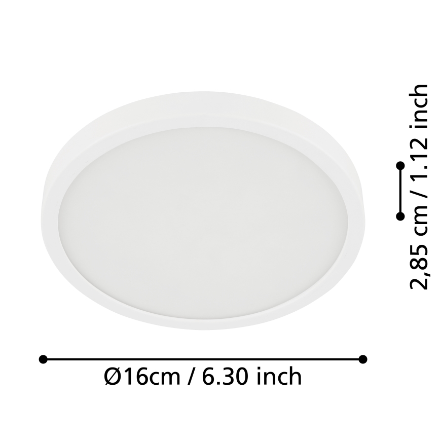 Eglo - LED Bathroom ceiling light LED/11W/230V IP44 white