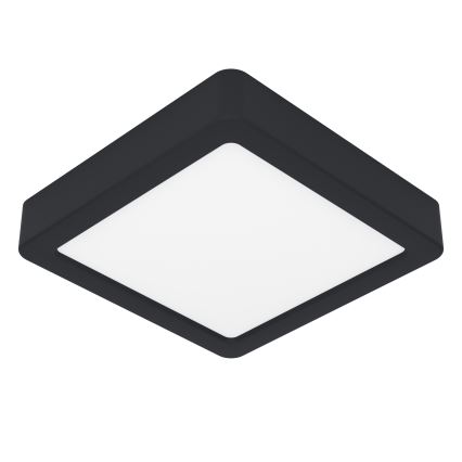 Eglo - LED Bathroom Ceiling Light LED/11W/230V IP44 Black 16x16 cm