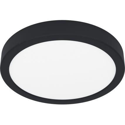 Eglo - LED Bathroom ceiling light LED/17W/230V black IP44