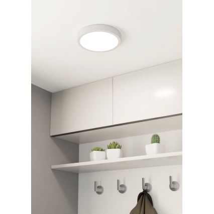 Eglo - LED Bathroom ceiling light LED/17W/230V white IP44