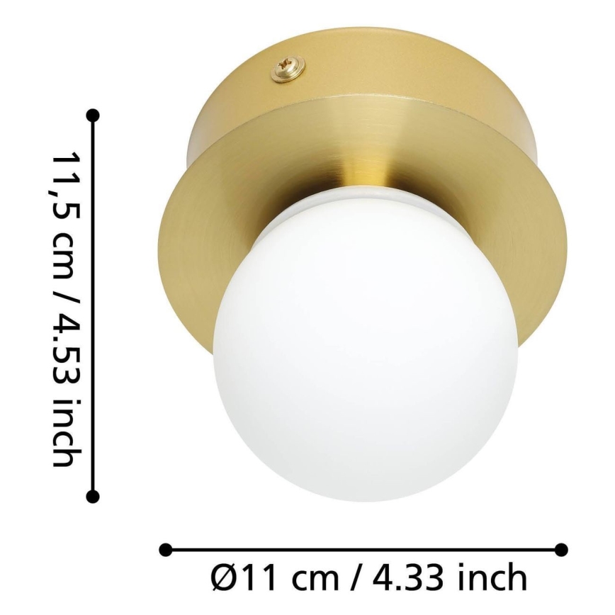 Eglo - LED Bathroom ceiling light LED/3,3W/230V IP44 gold