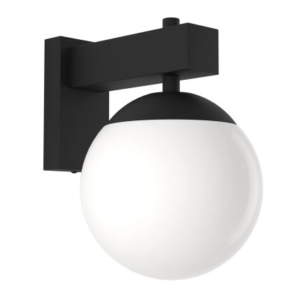 Eglo - Outdoor wall light 1xE27/40W/230V black IP44