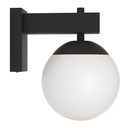 Eglo - Outdoor wall light 1xE27/40W/230V black IP44