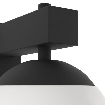 Eglo - Outdoor wall light 1xE27/40W/230V black IP44