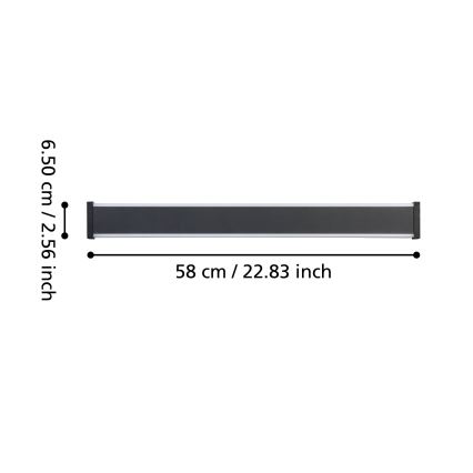 Eglo - LED Outdoor wall light 2xLED/7W/230V 3000K IP55 black