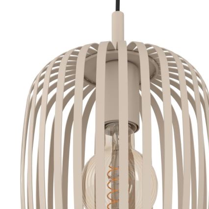 Eglo - Chandelier on a string 3xE27/40W/230V beige