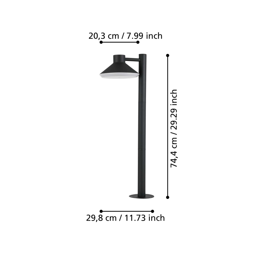 Eglo - LED Outdoor lamp 1xGU10/4,6W/230V IP44