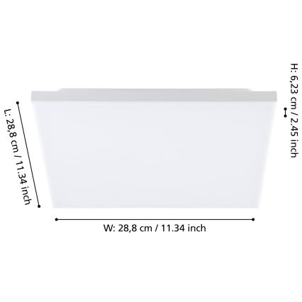 Eglo - LED Ceiling light LED/10,8W/230V