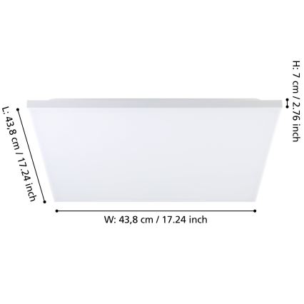 Eglo - LED Ceiling light LED/21W/230V