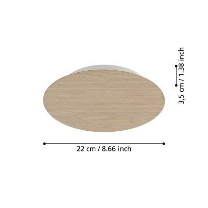Eglo - LED Wall light LED/9,2W/230V beige