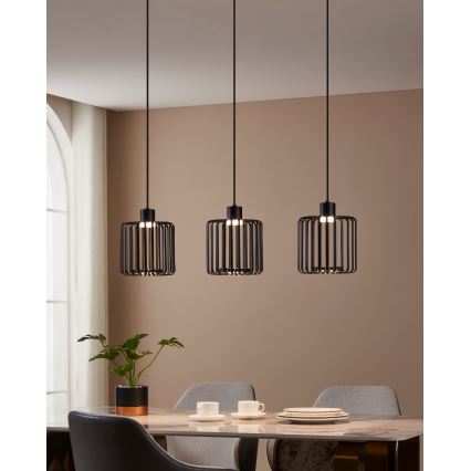 Eglo - LED RGBW Dimmable chandelier on a string 3xLED/3,7W/230V 2700-6500K