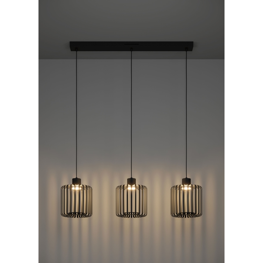 Eglo - LED RGBW Dimmable chandelier on a string 3xLED/3,7W/230V 2700-6500K
