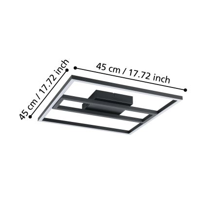 Eglo - LED RGBW Dimmable ceiling light LED/21W/230V
