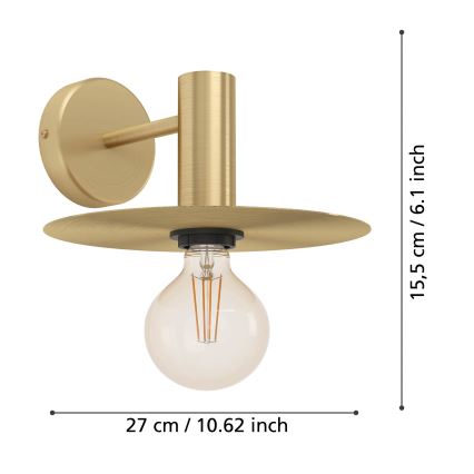 Eglo - Wall light 1xE27/40W/230V