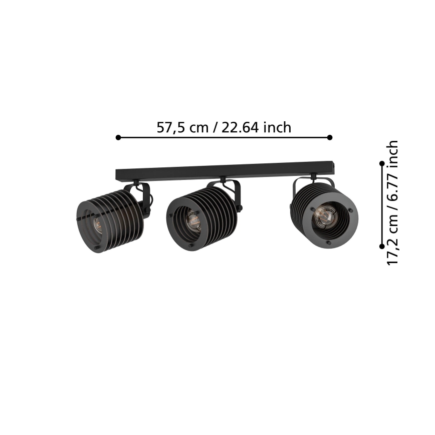 Eglo - Spotlight 3xE27/40W/230V