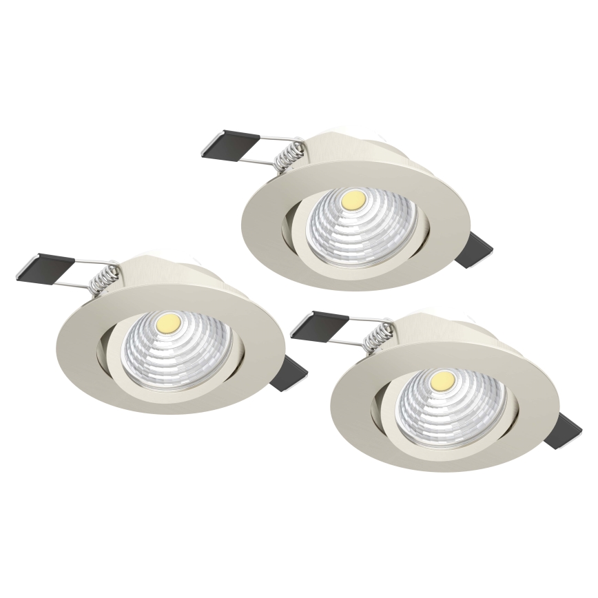 Eglo - SET 3xLED Dimmable light 3xLED/6W/230V matte chrome