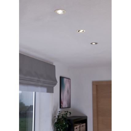 Eglo - SET 3xLED Dimmable light 3xLED/6W/230V matte chrome