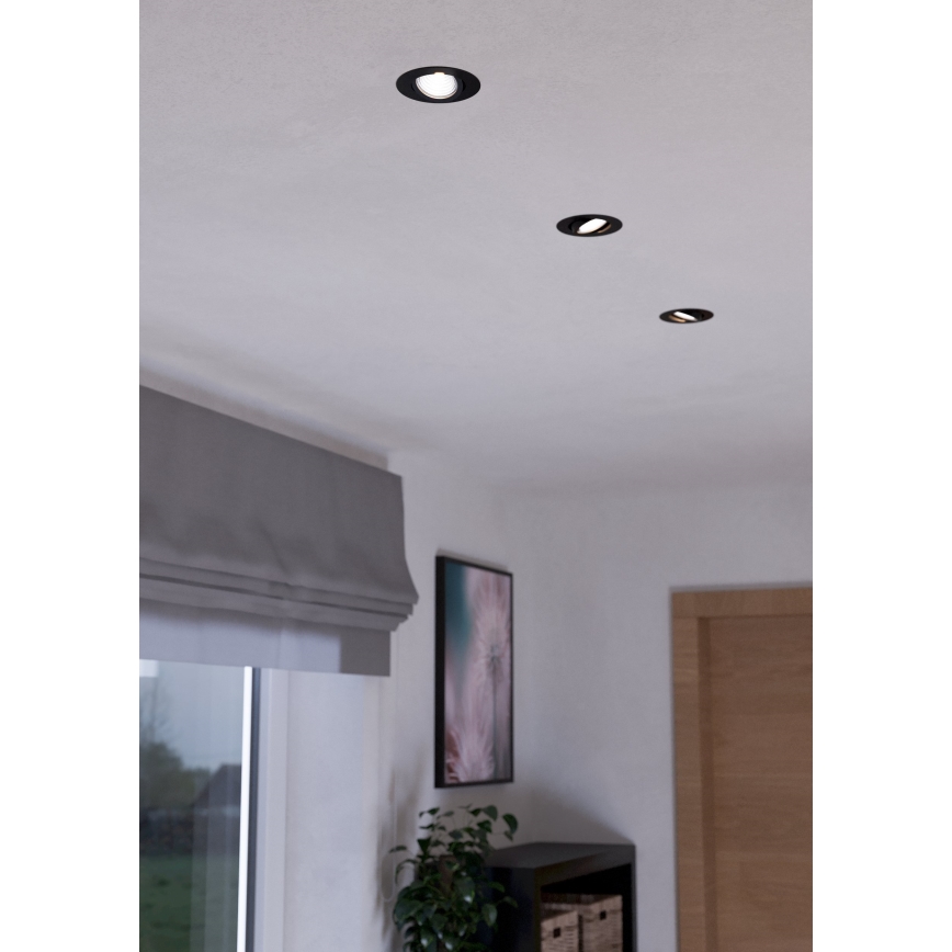 Eglo - SET 3x LED Dimmable recessed light SALICETO LED/6W/230V