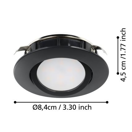 Eglo - LED Dimmable recessed light LED/5,5W/230V