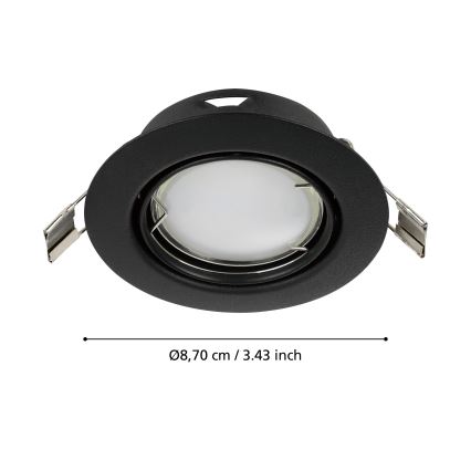 Eglo - SET 3x LED Recessed light PENETO 1xGU10/4,6W/230V