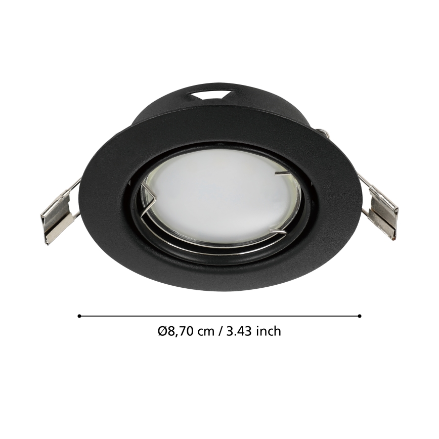 Eglo - SET 3x LED Recessed light PENETO 1xGU10/4,6W/230V
