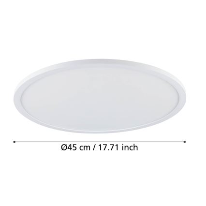 Eglo - LED Dimmable ceiling light LED/33,5W/230V d. 45 cm white