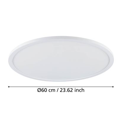 Eglo - LED Dimmable ceiling light LED/41W/230V d. 60 cm white