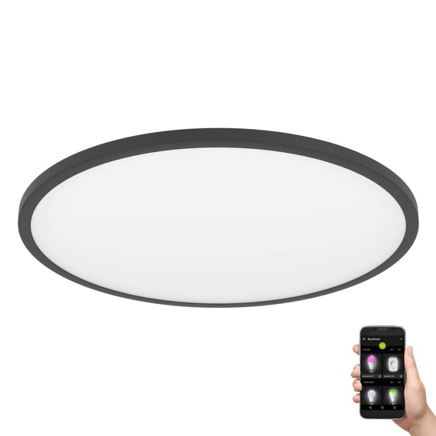 Eglo - LED Dimmable ceiling light LED/33,5W/230V d. 45 cm black