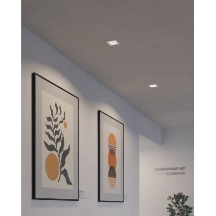 Eglo - LED RGBW Dimmable recessed light LED/4,7W/230V white