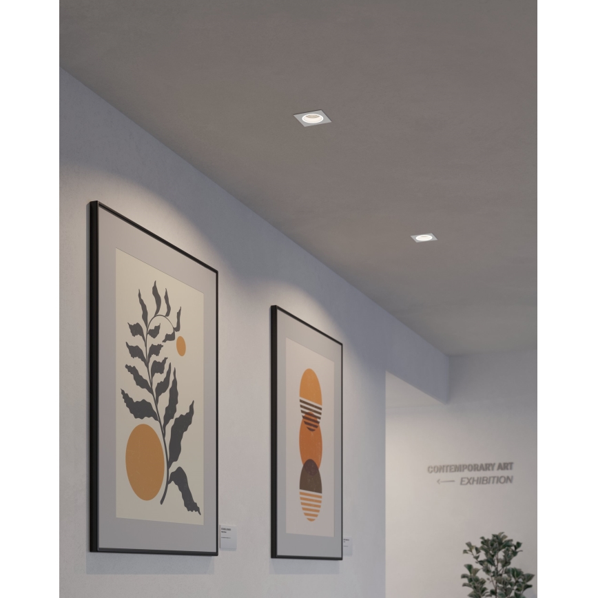 Eglo - LED RGBW Dimmable recessed light LED/4,7W/230V white