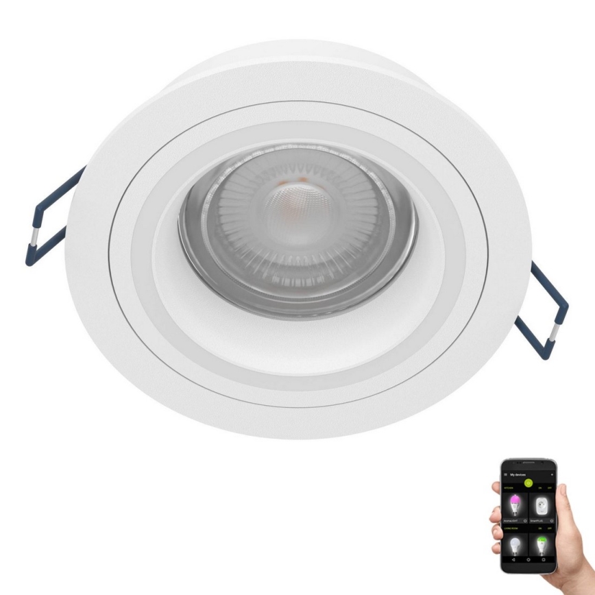 Eglo - LED RGBW Dimmable recessed light LED/4,7W/230V white