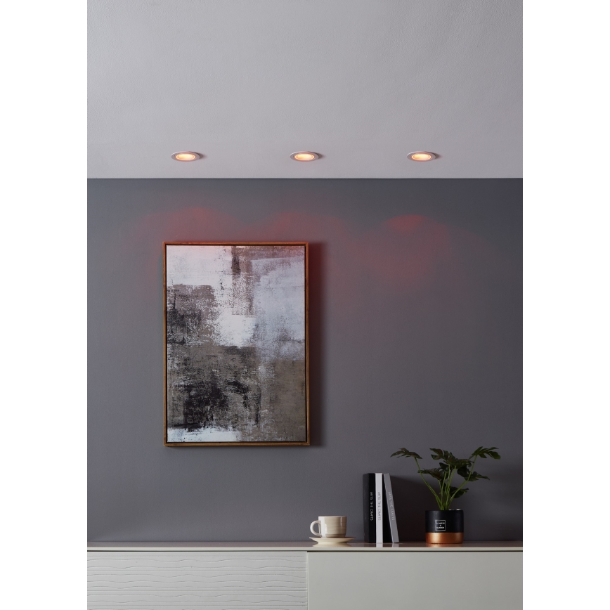 Eglo - LED RGBW Dimmable recessed light LED/4,7W/230V white