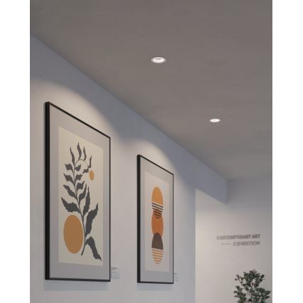 Eglo - LED RGBW Dimmable recessed light LED/4,7W/230V white