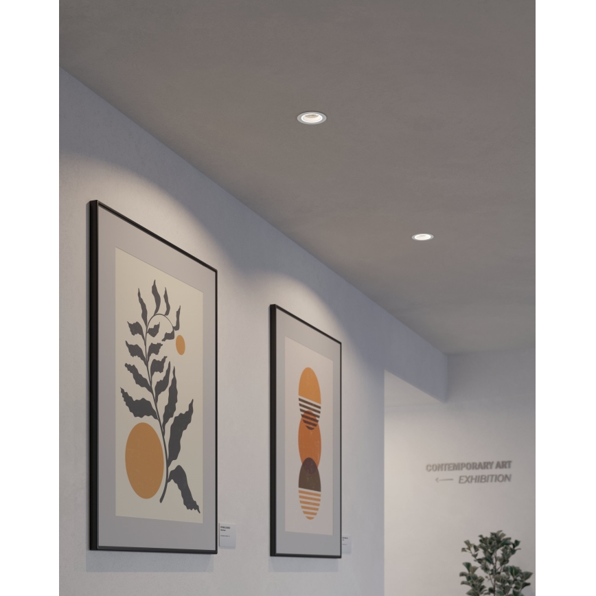 Eglo - LED RGBW Dimmable recessed light LED/4,7W/230V white