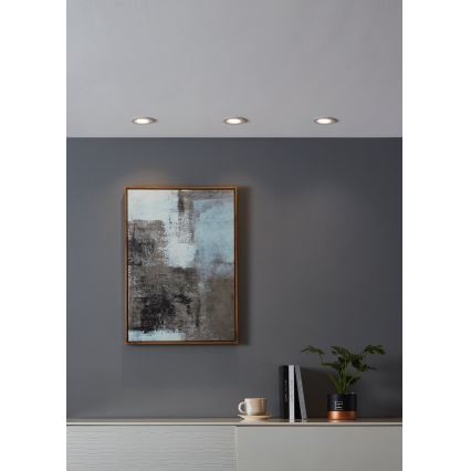 Eglo - LED RGBW Dimmable recessed light LED/4,7W/230V white
