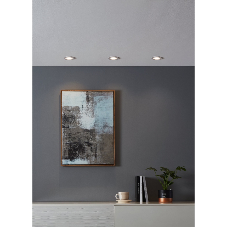 Eglo - LED RGBW Dimmable recessed light LED/4,7W/230V white
