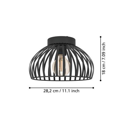 Eglo - Ceiling light 1xE27/40W/230V d. 28 cm