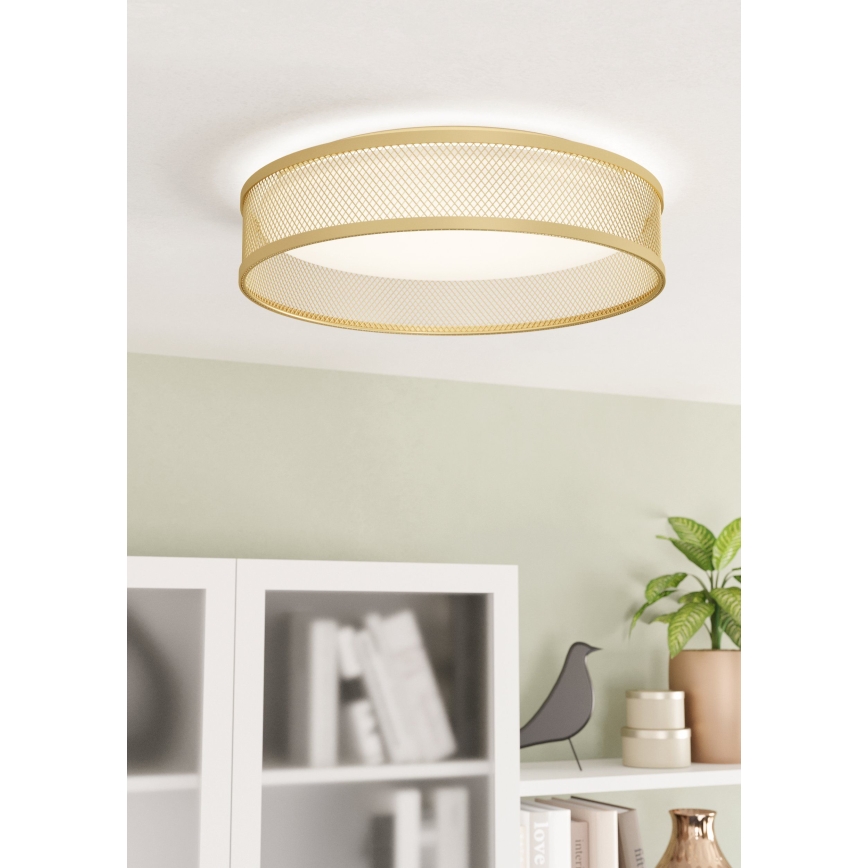 Eglo - LED Ceiling light LED/20W/230V gold