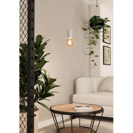 Eglo - Chandelier on a string 1xE27/40W/230V white