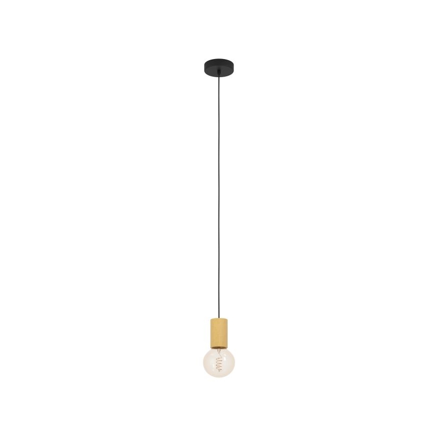 Eglo - Chandelier on a string 1xE27/40W/230V brown