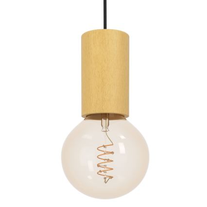 Eglo - Chandelier on a string 1xE27/40W/230V brown
