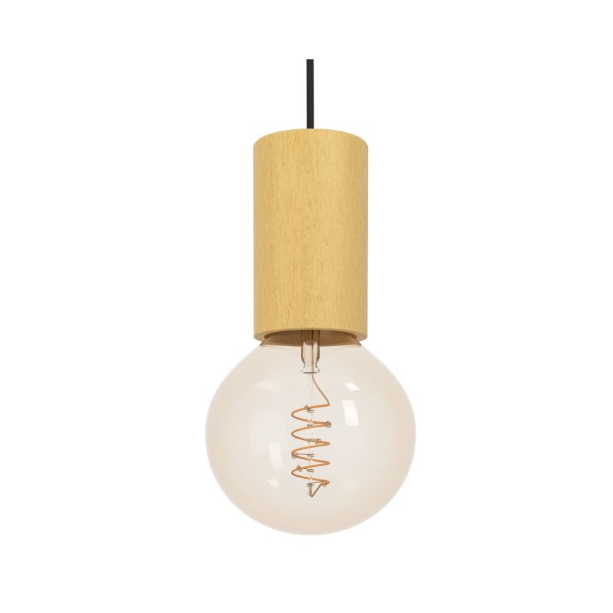 Eglo - Chandelier on a string 1xE27/40W/230V brown
