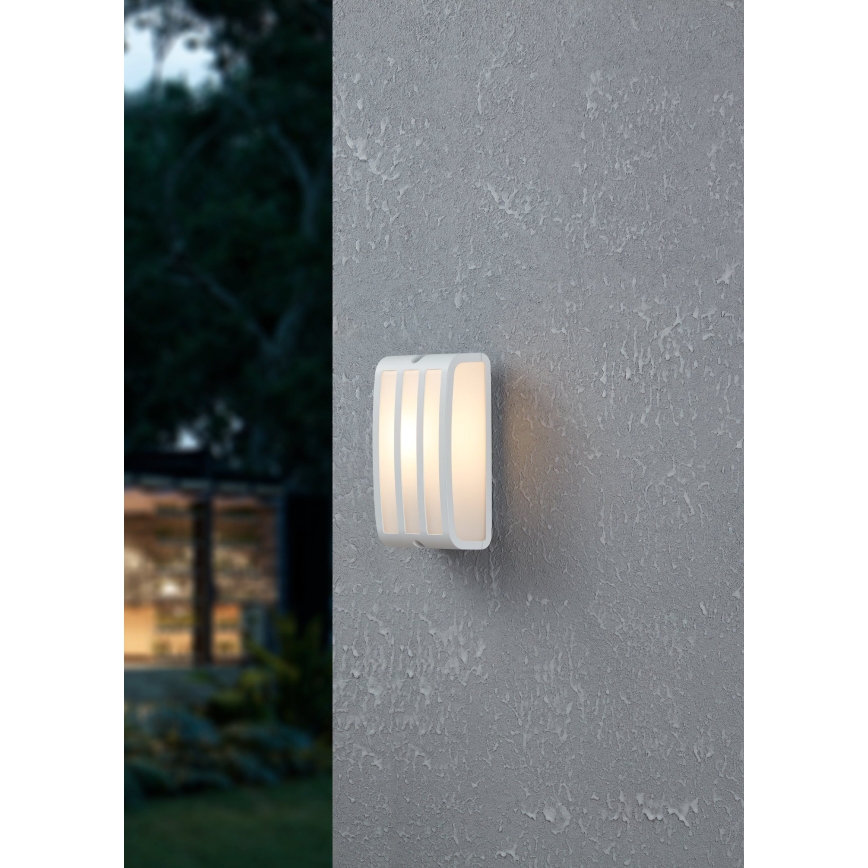 Eglo - Outdoor wall light 1xE27/40W/230V white IP54