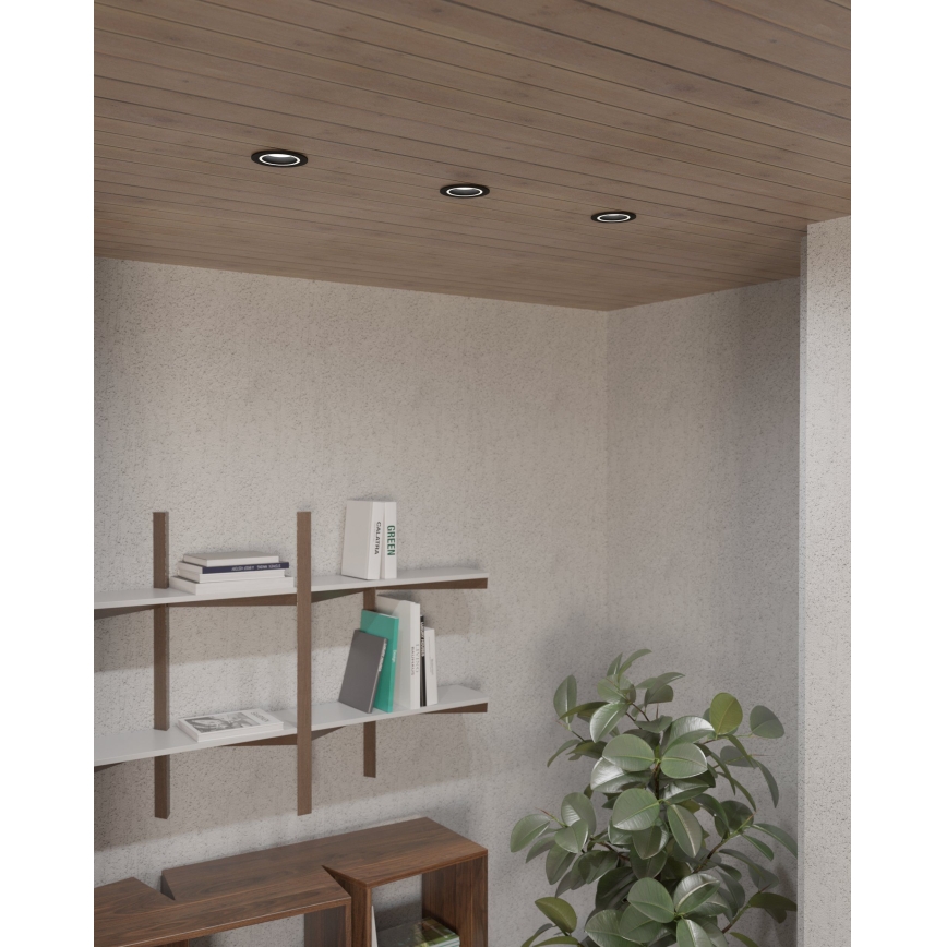 Eglo - Recessed light 1xGU10/35W/230V anthracite