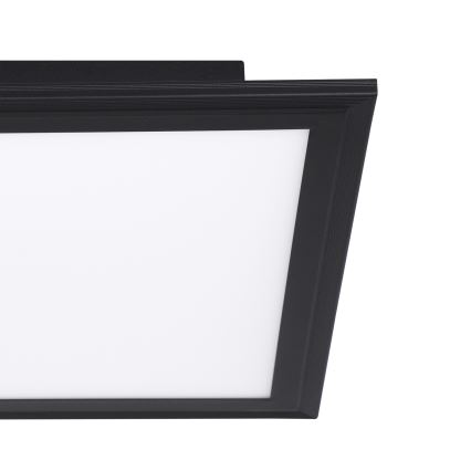 Eglo - LED Ceiling light LED/14W/230V 30x30 cm black