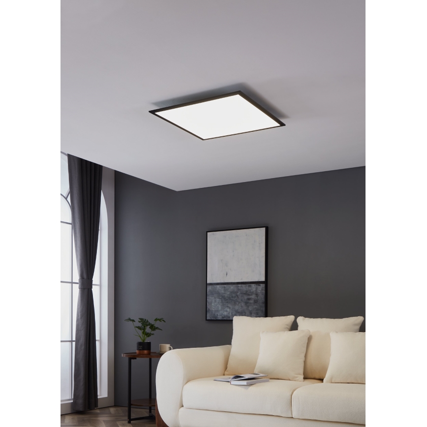 Eglo - LED Ceiling light LED/33W/230V 60x60 cm black
