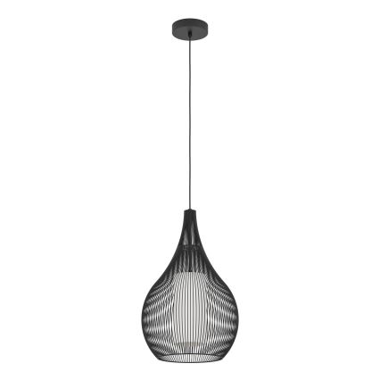 Eglo - Chandelier on a string 1xE27/40W/230V black