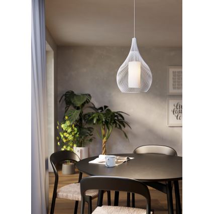 Eglo - Chandelier on a string 1xE27/40W/230V white